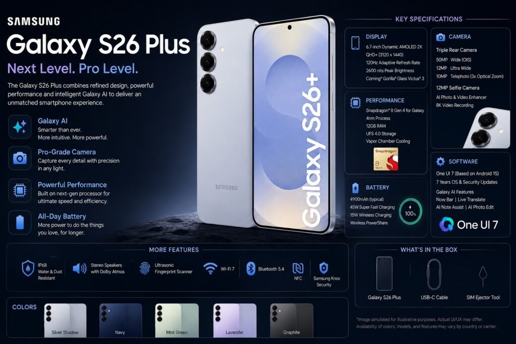 Galaxy S26Plus Specifications