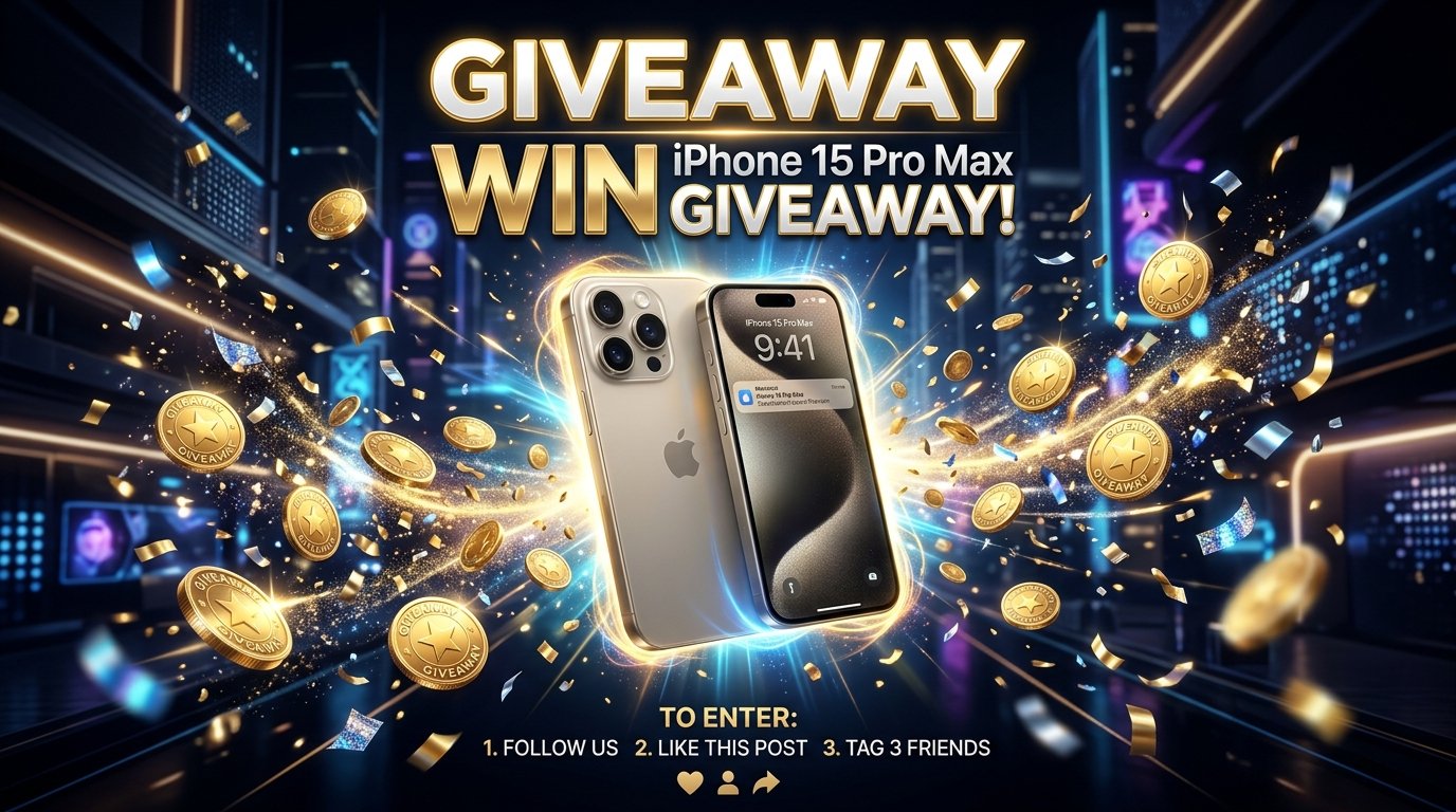 Win iPhone 15 Pro Max Giveaway