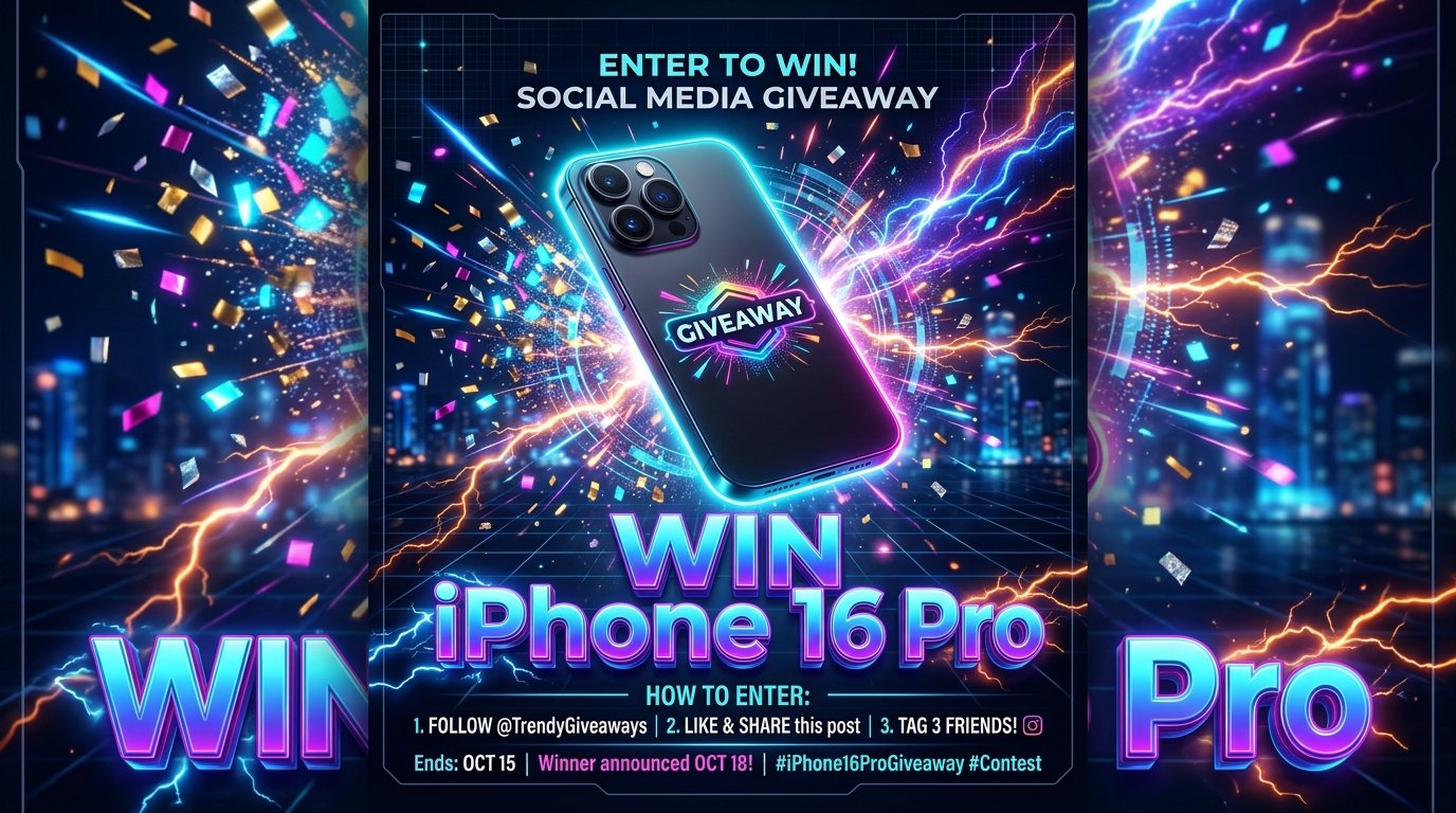 Win iPhone 16 Pro Giveaway