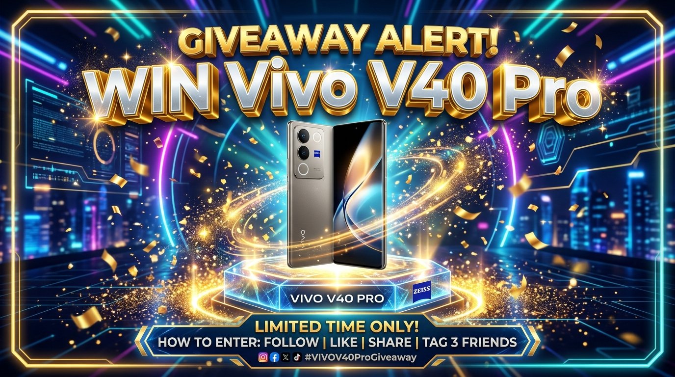 Win Vivo V40 Pro Giveaway