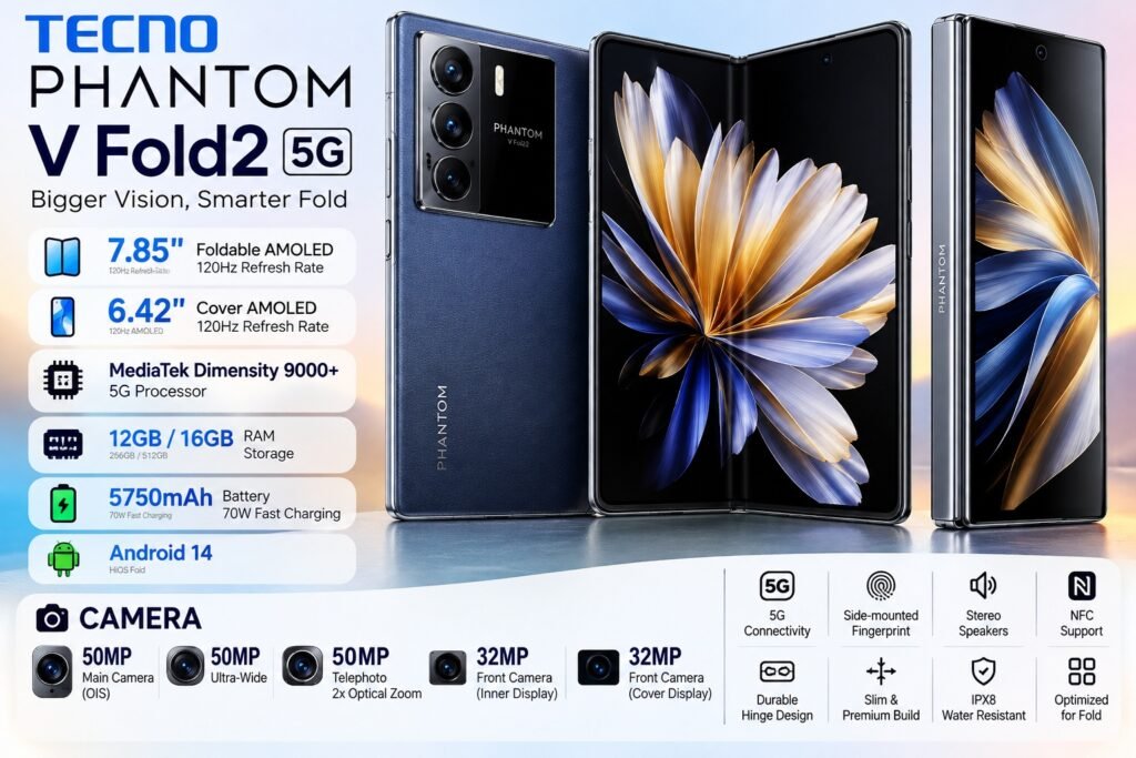 tecno_phantom_v_fold2_5g_camera_specifications_features